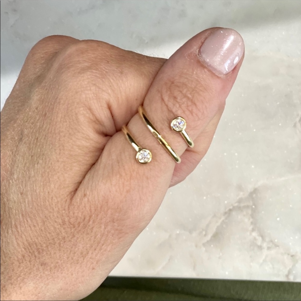 Double Star Ring/ Toe Ring - Picture 6 of 11